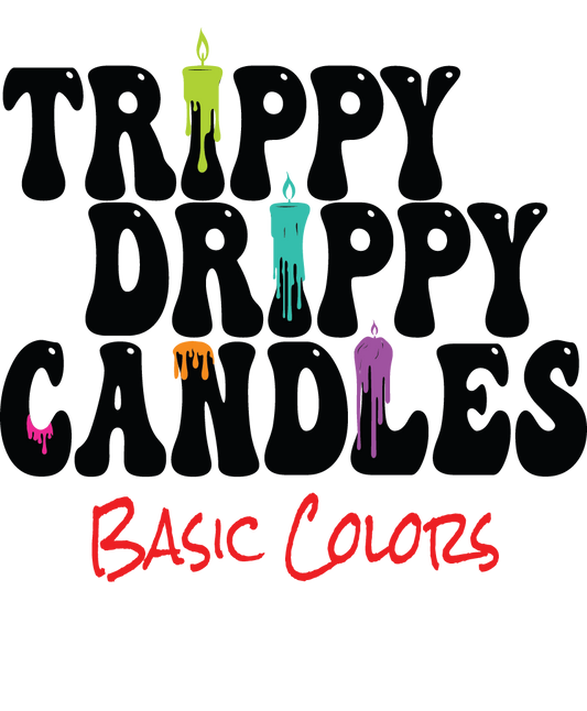 Trippy Drippy Candles - Basic Colors