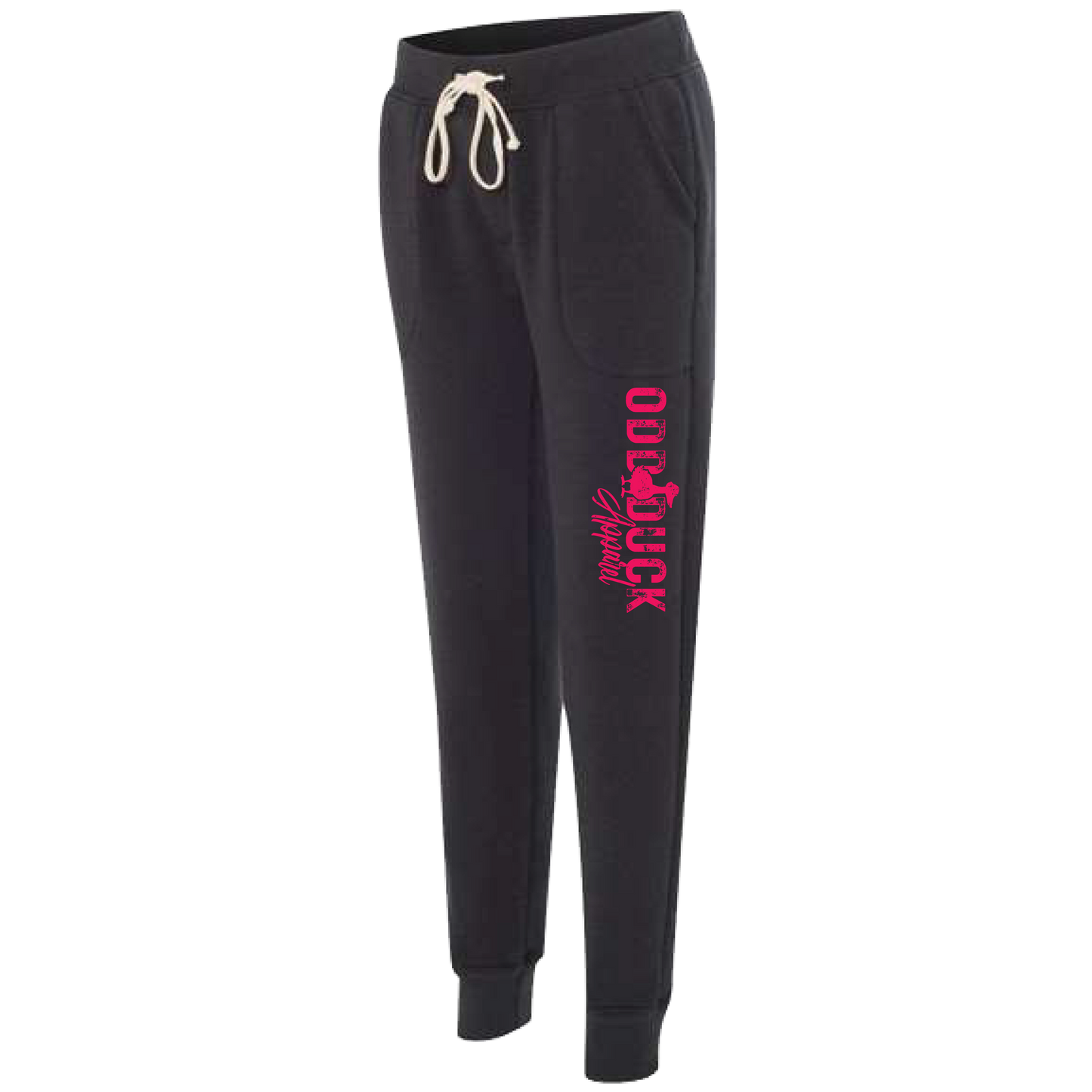 Women’s Black Eco-Fleece Joggers