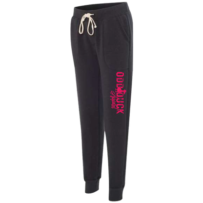 Women’s Black Eco-Fleece Joggers