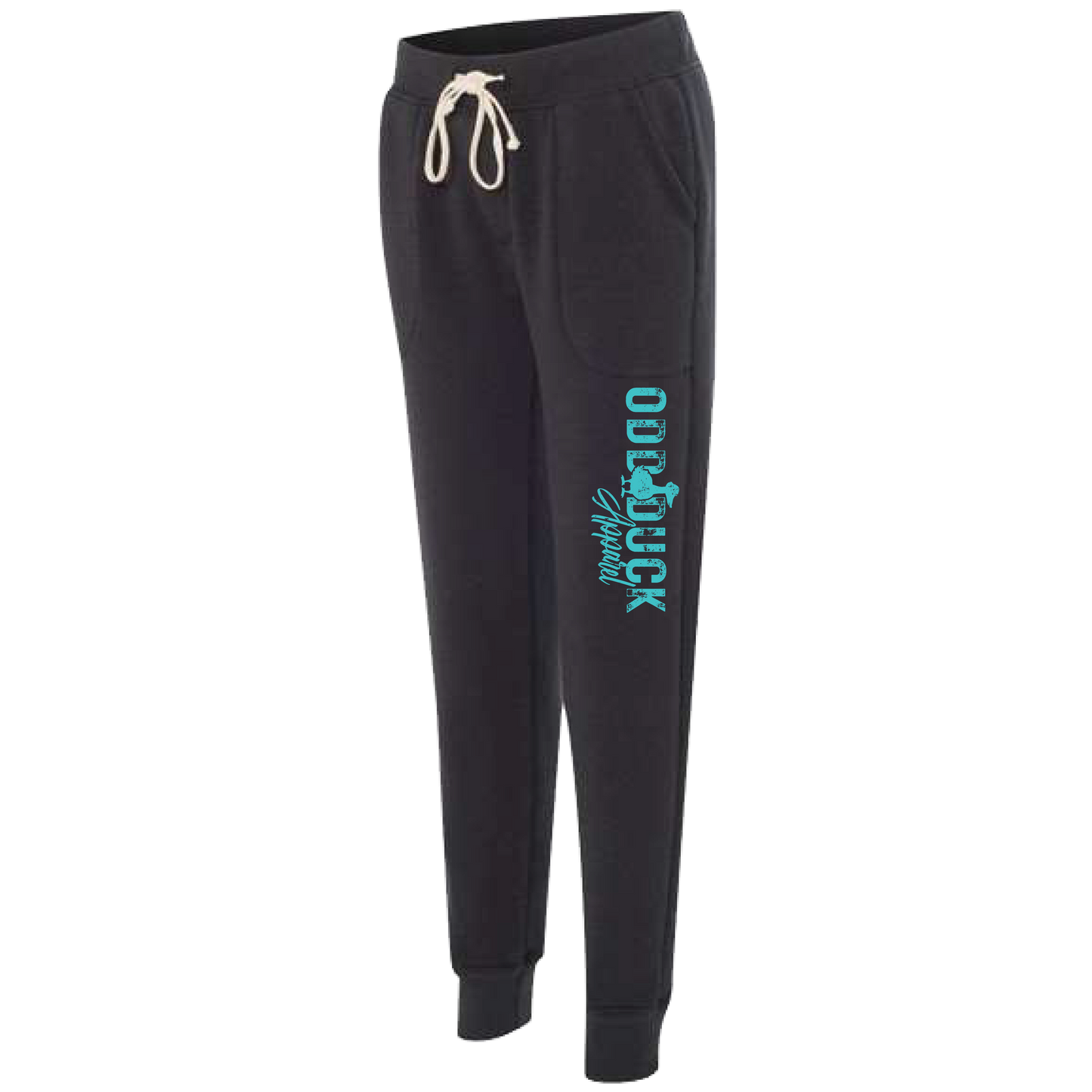 Women’s Black Eco-Fleece Joggers