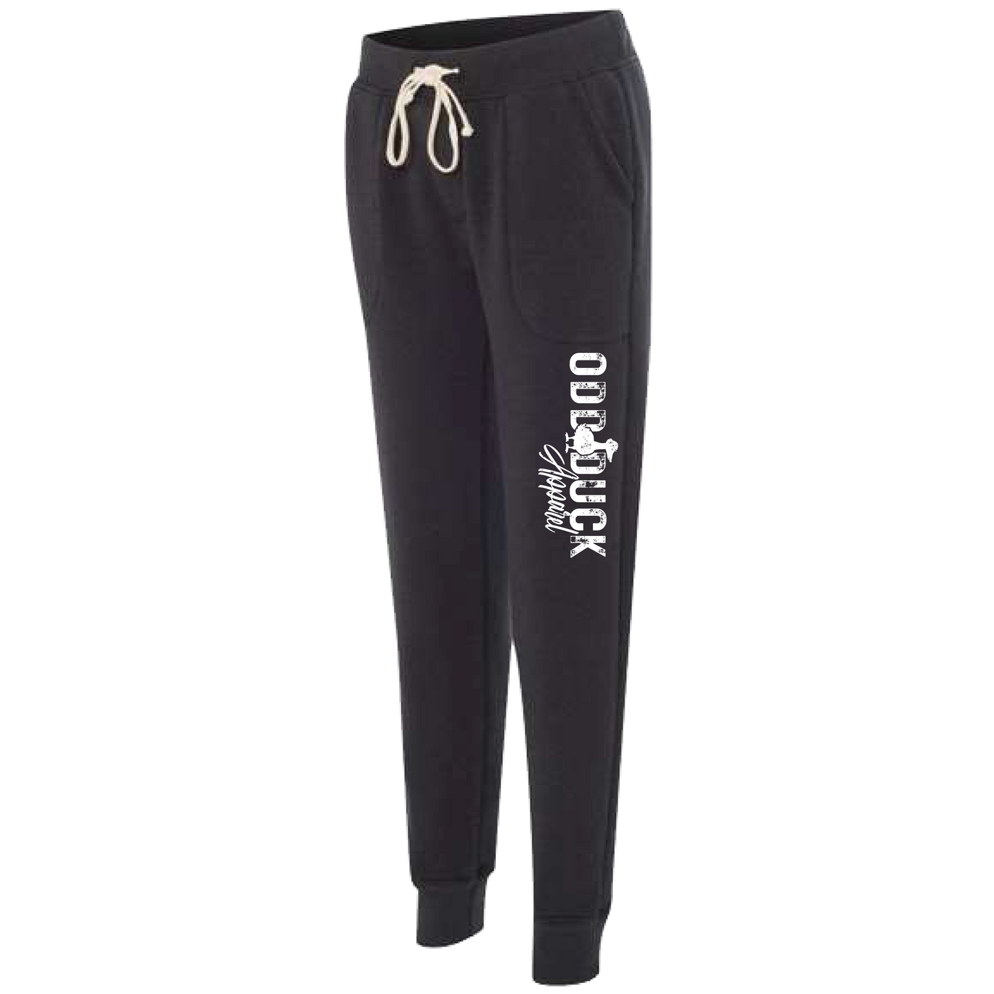 Women’s Black Eco-Fleece Joggers