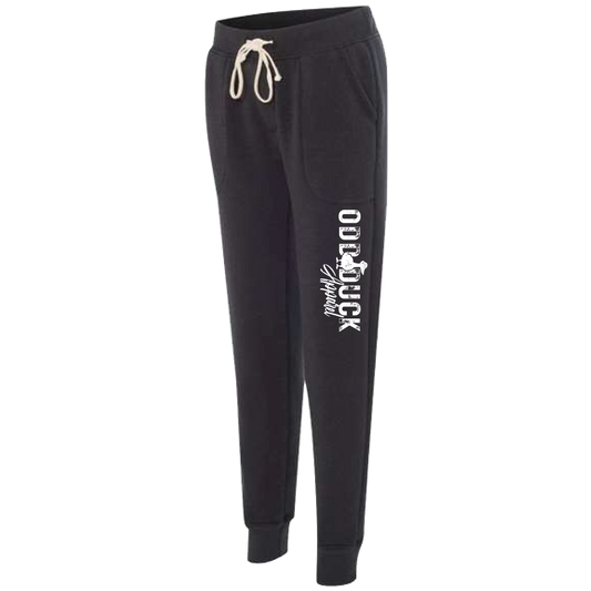 Women’s Black Eco-Fleece Joggers